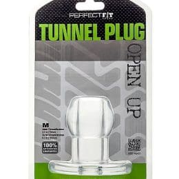 PERFECT FIT BRAND - ASS TUNNEL PLUG SILICONE CLEAR M 2